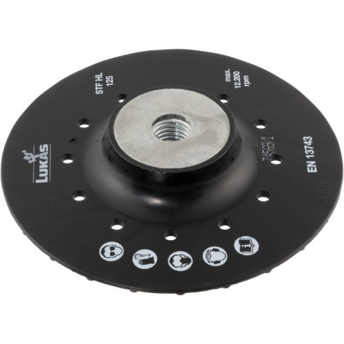 STF 125Ø fiber disc backing pad with cooling slots